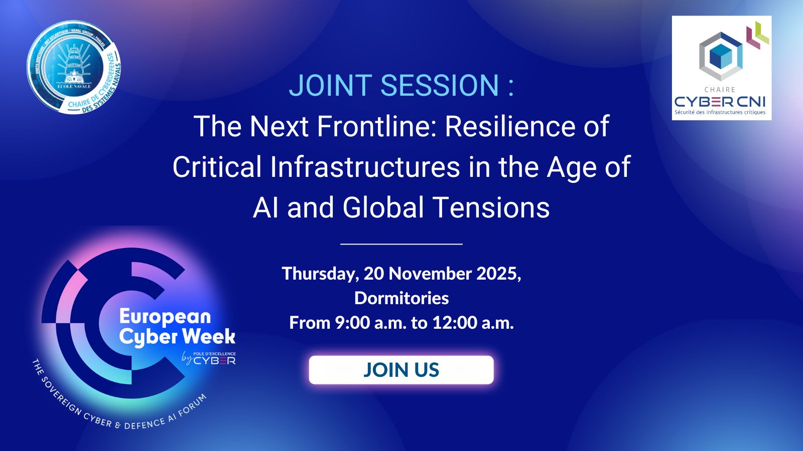joint session at European Cyber Week